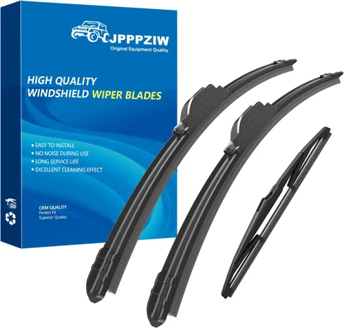 Miniatura 11 de CJPPPZIW® Limpiaparabrisas de repuesto para Toyota FJ Cruiser 2007, 2008, 2009, 2010, 2011, 2012, 2013, 2014, calidad de fabricante original
