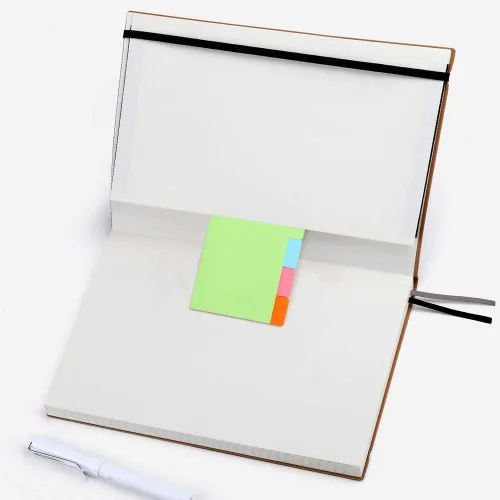 Miniatura 5 de AHGXG B5 College cuaderno con renglones, con tapa blanda, 2 unidades, tamaño grande, 7.6 x 10 pulgadas, con papel grueso rayado de 2.94 oz/yd², 408