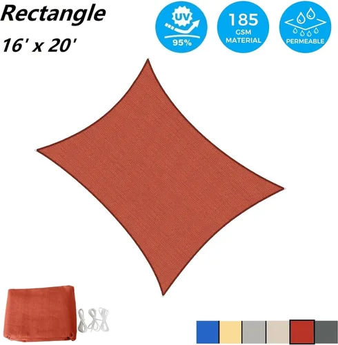 Miniatura 2 de AsterOutdoor Toldo parasol rectangular de 16 x 20 pies, Toldo con bloqueador UV para patio, patio trasero, césped, jardín, actividades al aire Terra