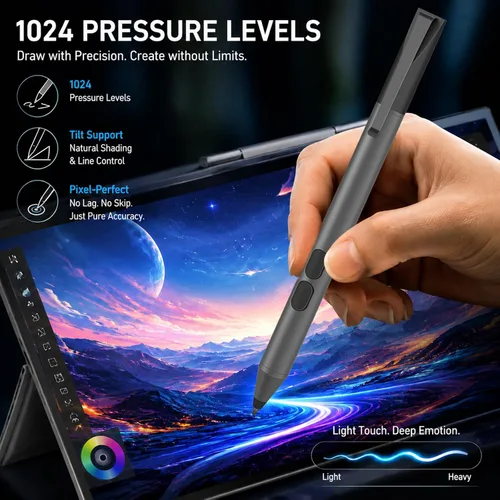 Miniatura 7 de Lápiz óptico para portátiles HP Envy x360 Pavilion Spectre Omnibook con pantalla táctil abatible, MPP Active Pen con 300 días de duración