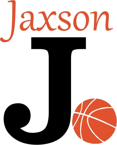 Calcomanía de pared de baloncesto con nombre personalizado para niños y niñas, calcomanía de pared de deportes de baloncesto - letrero con nombre