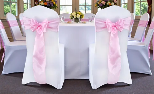 Miniatura 50 de mds - Lote de 10 lazos de satén para sillas de boda y eventos, para decoración de fiestas, 30 colores, Satin, 10 Verde oliva