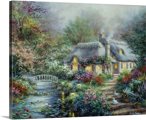 Miniatura 12 de CANVAS ON DEMAND Nicky Boehme - Lienzo decorativo para pared, diseño contemporáneo, decoración del hogar, paisaje, obra de arte natural, 14 x 11