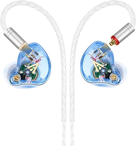 Miniatura 43 de Vibes 202 - Auriculares con cable - Auriculares HiFi in Ear Monitor - Auriculares profesionales con aislamiento de ruido - Sonido claro, graves