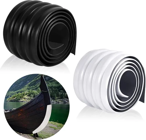 Miniatura 8 de Deekin 2 piezas de protector de quilla de kayak para fibra de vidrio de 4 pulgadas de ancho, kayak, barco de aluminio, evita daños, accesorios