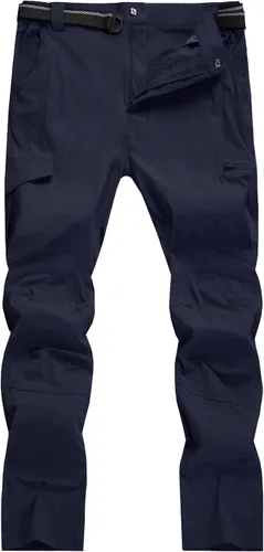 Miniatura 18 de Pantalones de senderismo para hombre, ligeros, resistentes al agua, de secado rápido, pesca, viajes, campamento, al aire libre, transpirables