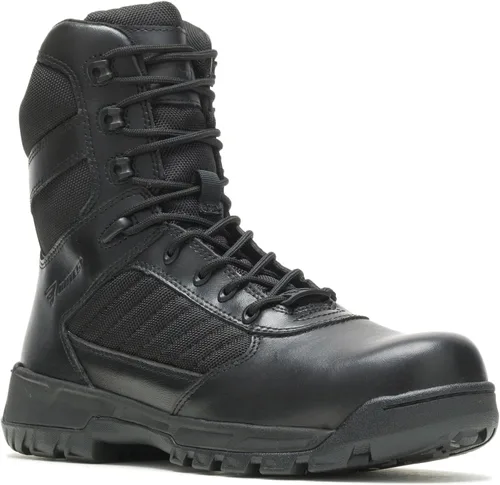 Miniatura 2 de Bates Botas tácticas deportivas 2 altas con cremallera compuesta para hombre, botas militares y tácticas, Negro