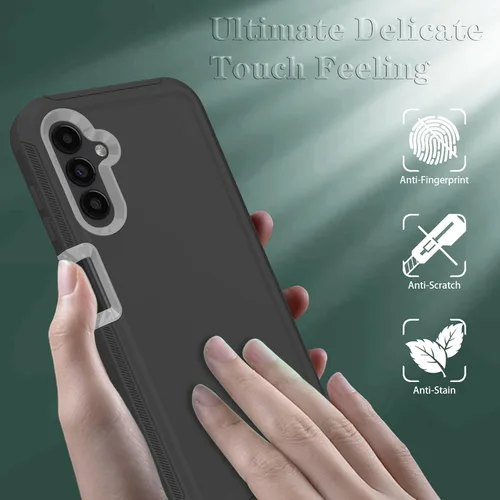 Miniatura 5 de ONOLA Funda compatible con Samsung Galaxy A14 5G con protector de pantalla HD, resistente a los golpes y a las caídas, funda de 3 capas para Samsung