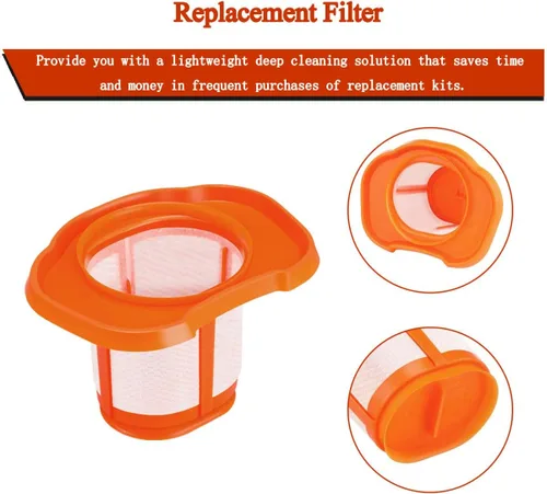 Miniatura 5 de Diteje Paquete de 4 accesorios de filtro de vacío de repuesto compatibles con Black and Decker HHVK HHVK320J10 HHVK320JZ01 HHVK415B01 HHVK515JP07