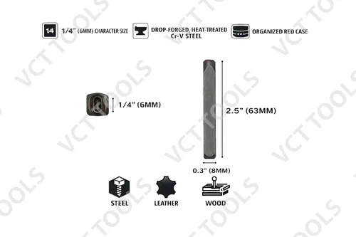 Miniatura 2 de Número de vector y mayúscula, 36 unidades (6 mm 1/4 pulgadas): 09098