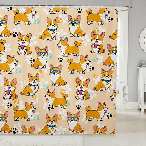 Miniatura 19 de Cortinas de ducha con bandera estadounidense, cortinas de baño de motocicleta para niños, adolescentes y adultos, cortinas de baño impermeables