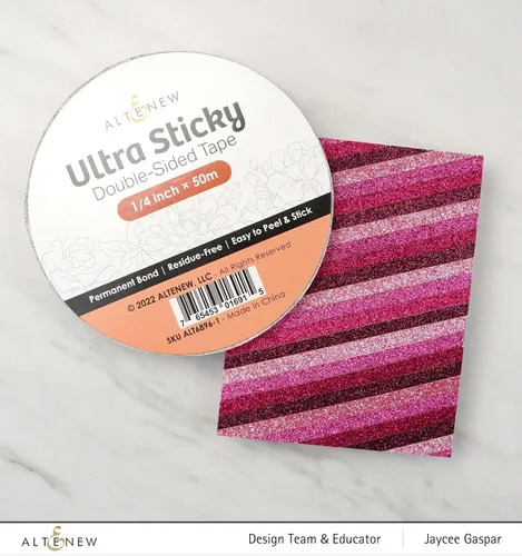 Miniatura 2 de Altenew Cinta ultra adhesiva de doble cara (1/4 pulgada × 164.0 ft), adhesivo permanente, adhesivo, fácil de despegar y pegar, adhesivo