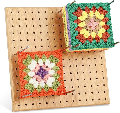 Miniatura 6 de Aeelike Pasadores de barra de acero inoxidable para tabla de bloqueo, suministros de punto y ganchillo, kit de pasadores de bloqueo, 40 clavijas