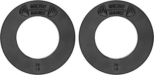 Miniatura 13 de Micro Gainz Calibrated Fractional Weight Plate Set of 2 Plates, Choose Set (.25LB-1.25LB), Designed for Olympic Barbells for Strength Training &