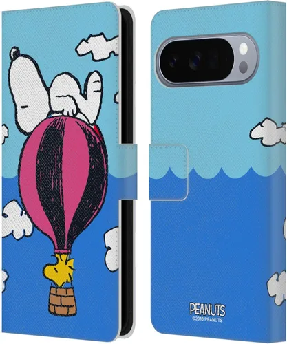 Miniatura 84 de Head Case Designs Officially Licensed Peanuts Snoopy & Woodstock 2 Halfs and Laughs Leather Wallet Case Compatible with Google Pixel 8 Snoopy