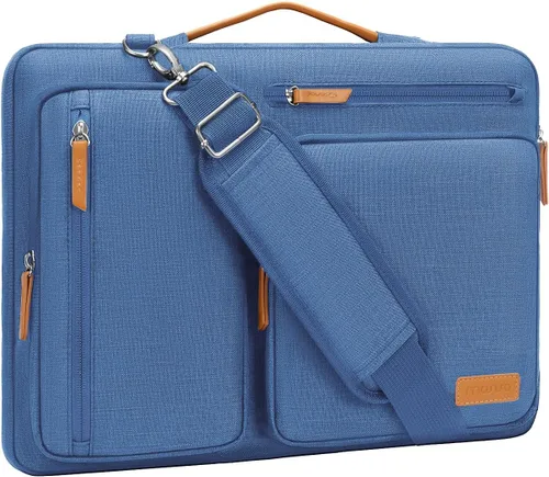 Miniatura 32 de MOSISO Bolsa de hombro protectora 360 para laptop, bolsas de computadora de 15-15.6 pulgadas compatibles con MacBook Pro de 16 pulgadas, HP, Dell
