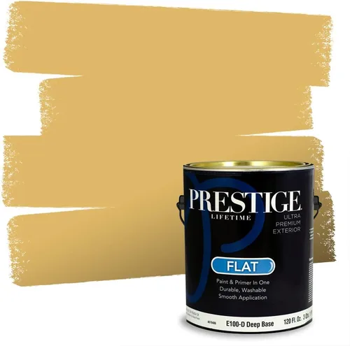 Miniatura 148 de PRESTIGE Paints Exterior Paint and Primer In One, 1-Gallon, Satin, Comparable Match of Benjamin Moore* Royal Linen* 931BM-PCM