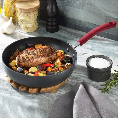 Miniatura 3 de T-fal Ultimate - Juego de utensilios de cocina de anodización dura antiadherente de 12 piezas, apto para horno y asador hasta 600F, juego de cocina