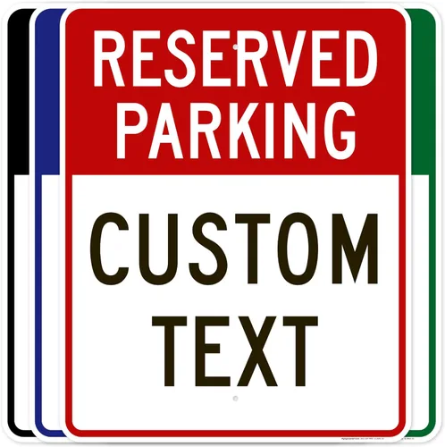 Miniatura 9 de My Sign Center - Letrero de estacionamiento reservado, letreros de estacionamiento personalizados para negocios, 12 x 18 pulgadas, reflectante 3M