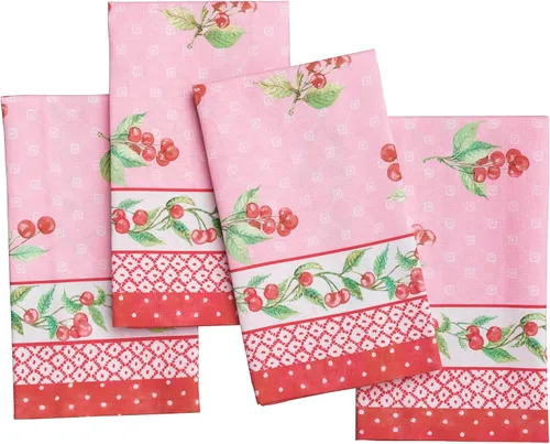 Miniatura 14 de Maison d' Hermine Happy Florals - Juego de 4 servilletas 100% algodón suave y cómodo perfectas para cenas familiares, bodas, fiestas de cóctel, 063