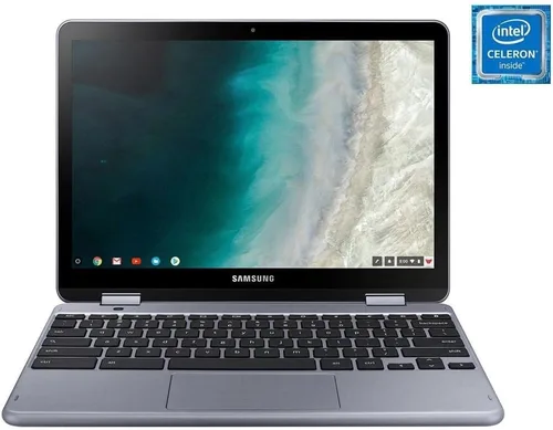 Miniatura 5 de Samsung - Plus Chromebook 2 en 1 con pantalla táctil de 12,2" - Intel Celeron - Memoria de 4 GB - Memoria flash eMMC de 32 GB - Stealth Silver