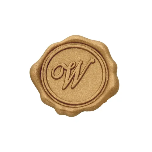 Miniatura 3 de Calcomanías de sello de cera con letra inicial del alfabeto, color dorado, paquete de 25 calcomanías de sello de cera de letras, sellos de sobre
