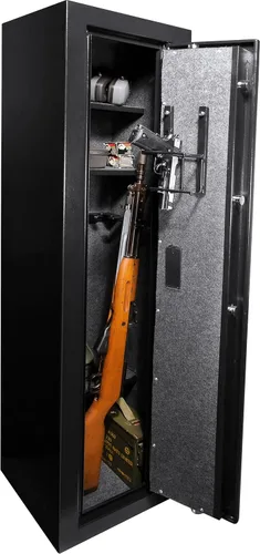 Miniatura 6 de BARSKA - Caja fuerte de acceso biométrico rápido y fácil con huellas dactilares, para rifles, escopeta, arma de fuego, pistola larga, para el hogar