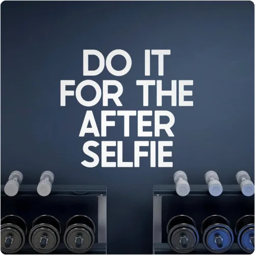 Miniatura 8 de My Vinyl Story - Do it for The After Selfie - Calcomanía inspiradora motivacional divertida para pared, cita artística, frase para decoración