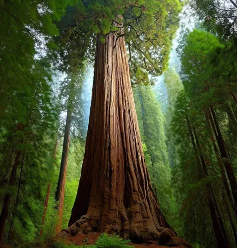 Sequoia sempervirens (Redwood, California Redwood, Coast Redwood) Semillas de árboles, icónica y majestuosa hoja perenne, semillas de MySeeds.Co,