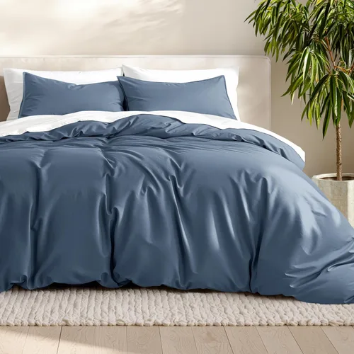 Miniatura 29 de Bare Home - Funda de edredón de ropa de cama extra larga - Colección premium de 1800 hilos súper suave - Funda de edredón ligera y fresca - Ropa