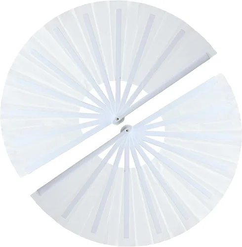 Miniatura 10 de Ventilador grande de 13 pulgadas para baile de línea, abanicos de mano para mujer, plegables, botas en el suelo, portátil para exteriores, boda