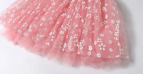 Miniatura 4 de Vestido tutú para niñas pequeñas, sin mangas, vestido de tul de princesa