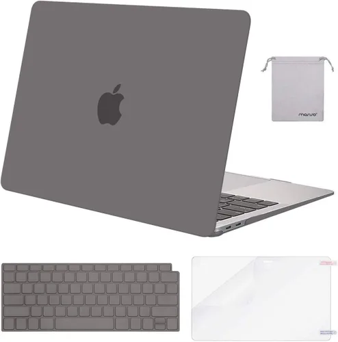 Miniatura 21 de MOSISO - Funda rígida y de plástico compatible con MacBook Air de 13 pulgadas versión 2022, 2021-2018, A2337 M1 A2179 A1932; con cubierta