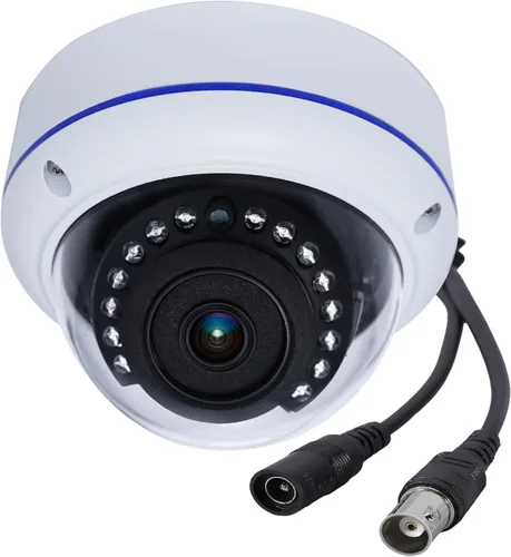 HD 1080P 360 grados domo cámaras de vigilancia interior al aire libre 4 en 1 (TVI/AHD/CVI/CVBS BNC sistema analógico) 0.057 in ojo de pez CCTV vista