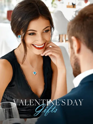 Miniatura 2 de CDE - Collar con dije de corazón de ala de ángel para mujer, dije de tono plateadodorado, regalo de Navidad, San ValentínDía de la Madre