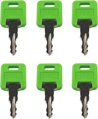 Miniatura 4 de Llave RV MK9901 6601 compatible con llave verde para autocaravana, código FIC 9901 6601 (paquete de 6)