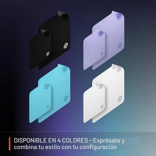 Miniatura 6 de SteelSeries QcK Alfombrilla de ratón para juegos mediana — Negro — Base de goma de silicona antideslizante — Seguimiento y estabilidad máximos