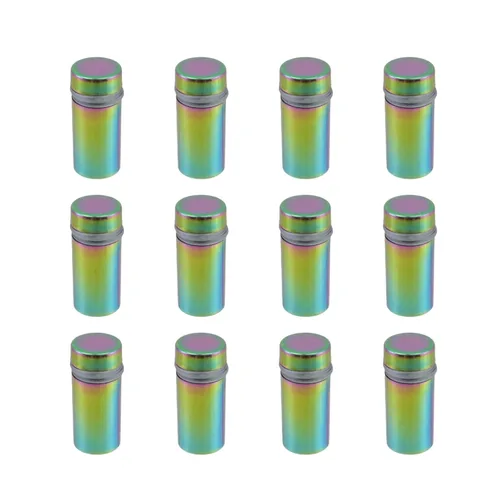 Miniatura 17 de Antrader Paquete de 12 Soportes Separadores de Vidrio de Acero Inoxidable de 3/4" x 1-1/5", Separadores de Pared Clavos de Ferretería Publicitarios