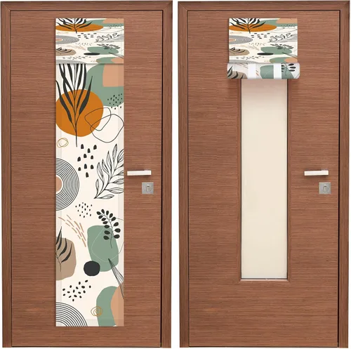 Miniatura 8 de Leinuosen 2 piezas cortinas cubiertas para puerta y ventana de aula, cortinas opacas de bloqueo para puertas de vidrio, cobertura de ventanas