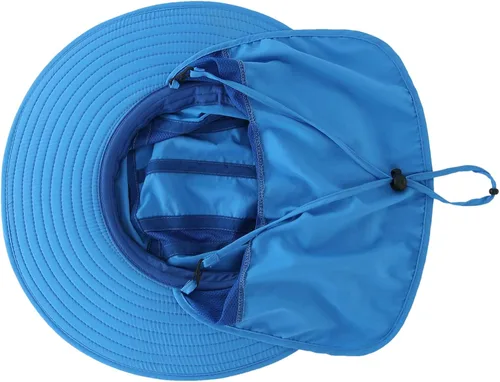 Miniatura 3 de Home Prefer - Gorra de protección solar SPF 50+ para hombre con ala ancha y solapa para el cuello