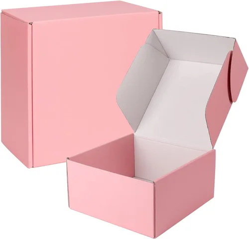 Miniatura 17 de Cajas de envío pequeñas, 6x4x2 pulgadas, paquete de 15 cajas de embalaje de cartón coloridas, cajas de correo para embalaje de pequeñas empresas