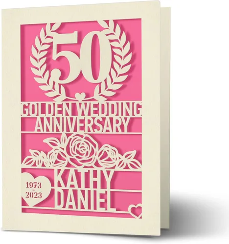 Miniatura 7 de EDSG Tarjeta de aniversario personalizada, regalos para ella, tarjetas de aniversario de boda, regalo de aniversario de boda, tarjetas de feliz