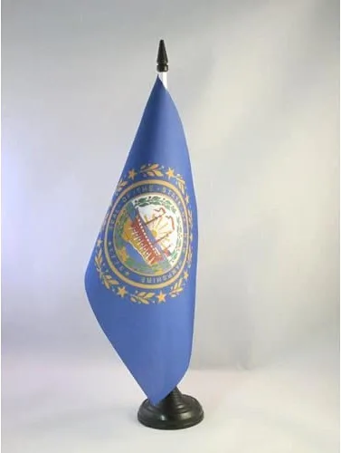Miniatura 82 de Bandera de mesa de Colorado de 4 x 6 pulgadas, bandera de escritorio del estado de Colorado de EE. UU., 5.9 x 3.9 in, palo y base de plástico negro