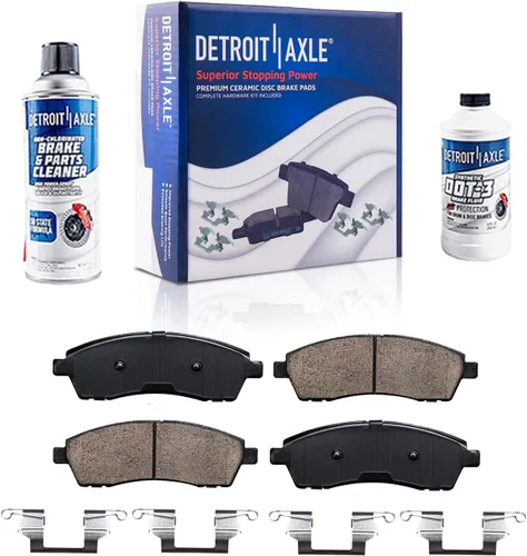 Miniatura 59 de Detroit Axle - Pinza de disco del lado del acompañante + pastillas de freno de cerámica de repuesto para Lexus HS250H Toyota RAV4 Prius V Scion xB