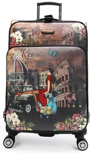 Miniatura 2 de Nicole Lee Juego de equipaje de 3 piezas, MEMORIA DE ROMA, S, M, L