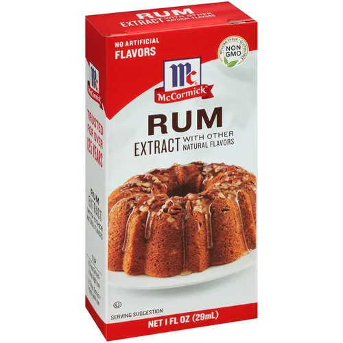 McCormick - Extracto de ron con otros sabores naturales, 1 onza líquida