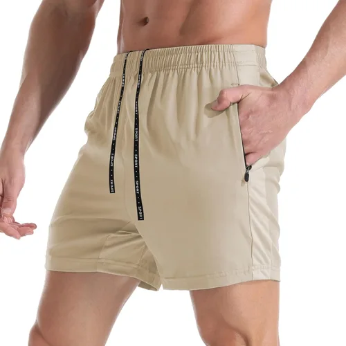 Miniatura 15 de VPOS Pantalones cortos de gimnasio para hombre de 5 pulgadas, ligeros pantalones cortos deportivos para hombre, de secado rápido, con bolsillos