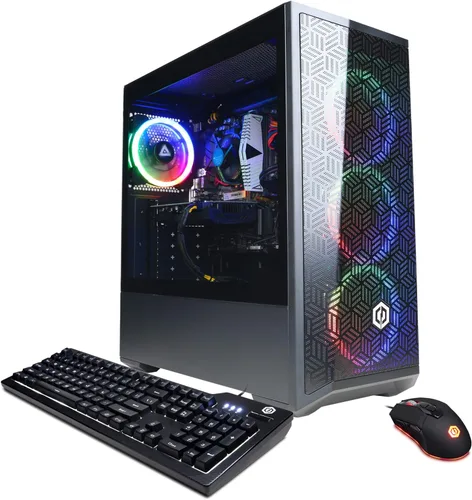 CYBERPOWERPC Gamer Xtreme VR Gaming PC, Intel Core i5-12400F 2.5GHz, GeForce RTX 3050 8GB, 16GB DDR4, 500GB NVMe SSD, WiFi y Win 11 Home