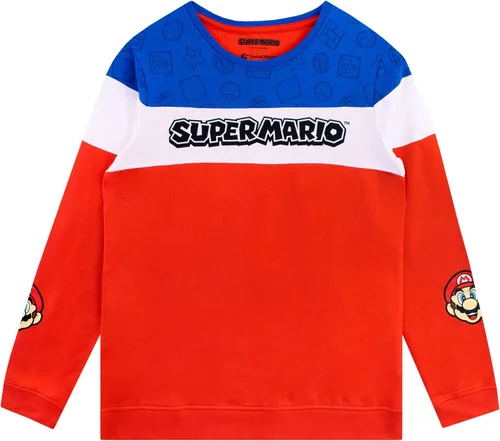 Miniatura 2 de SUPER MARIO Conjunto de sudadera y pantalones deportivos para niños de 2 piezas