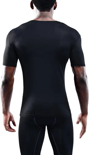 Miniatura 6 de NELEUS Paquete de 3 camisetas de entrenamiento de capa base de compresión atlética para hombre